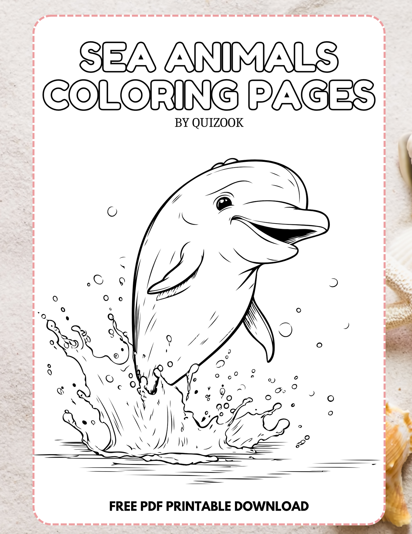 Free Printable Sea Animal Coloring Pages for Kids