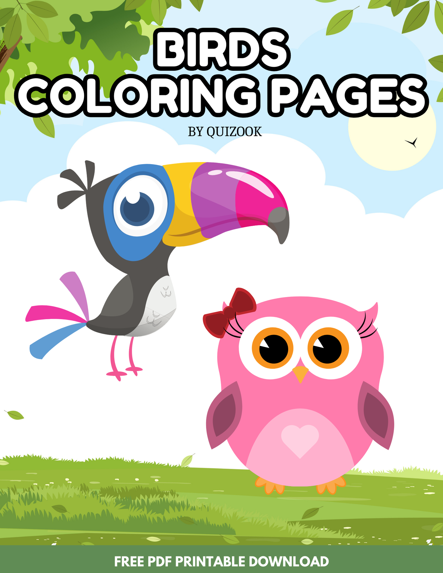 Free Printable Bird Coloring Pages for Kids
