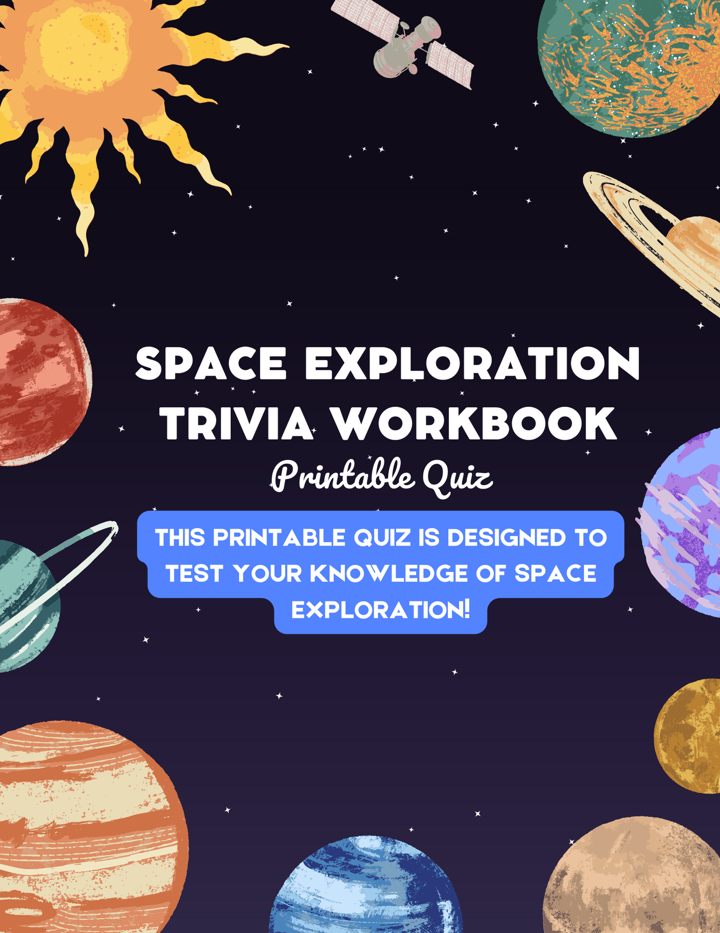 Galactic Adventures: A Space Trivia Workbook