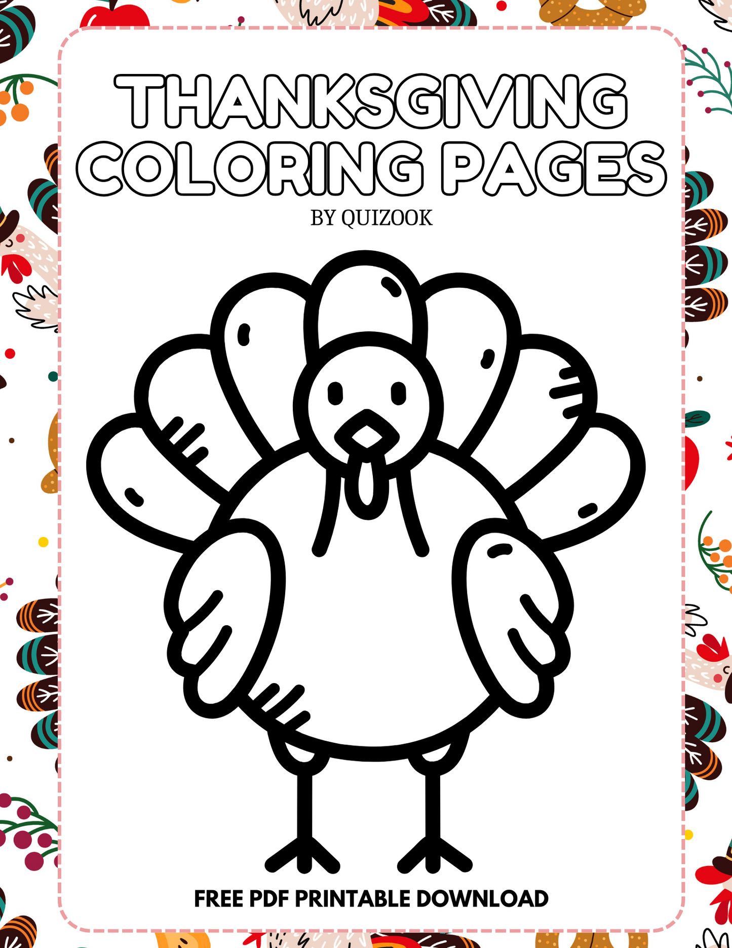 Free Thanksgiving Coloring Pages for Kids – Printable Fun!