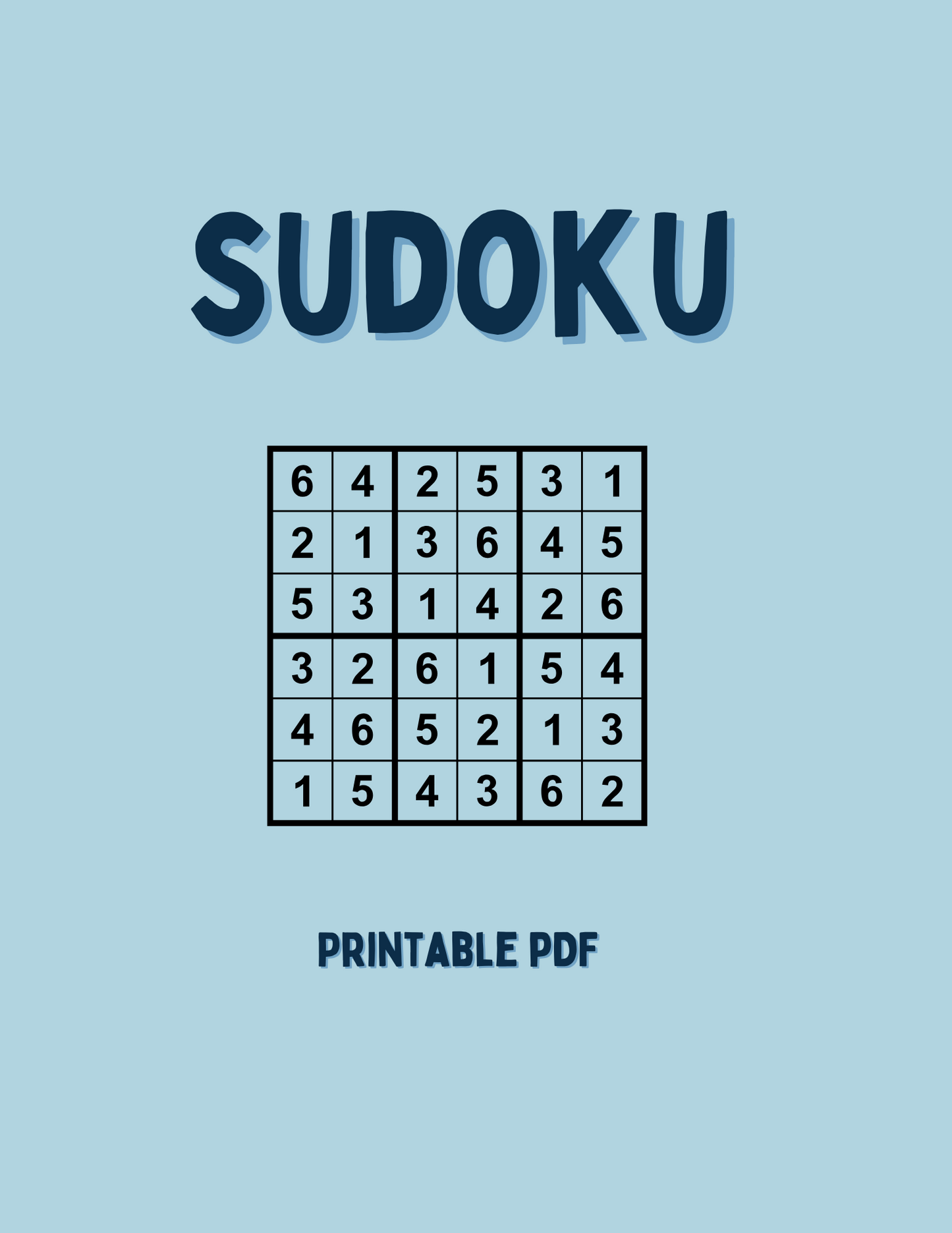 Printable Sudoku Puzzles | Brain-Boosting Fun for All Levels