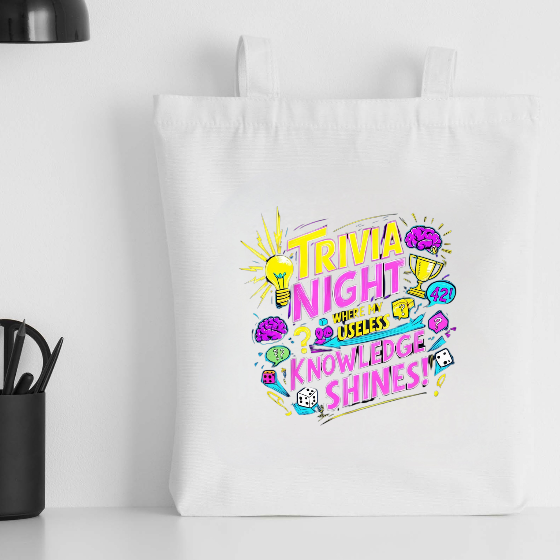 Trivia Night Tote Bag β Carry Your Trivia Pride!
