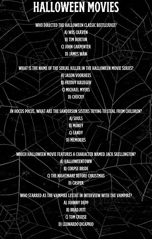 Spooky Halloween Trivia for Kids & Adults | Printable Game