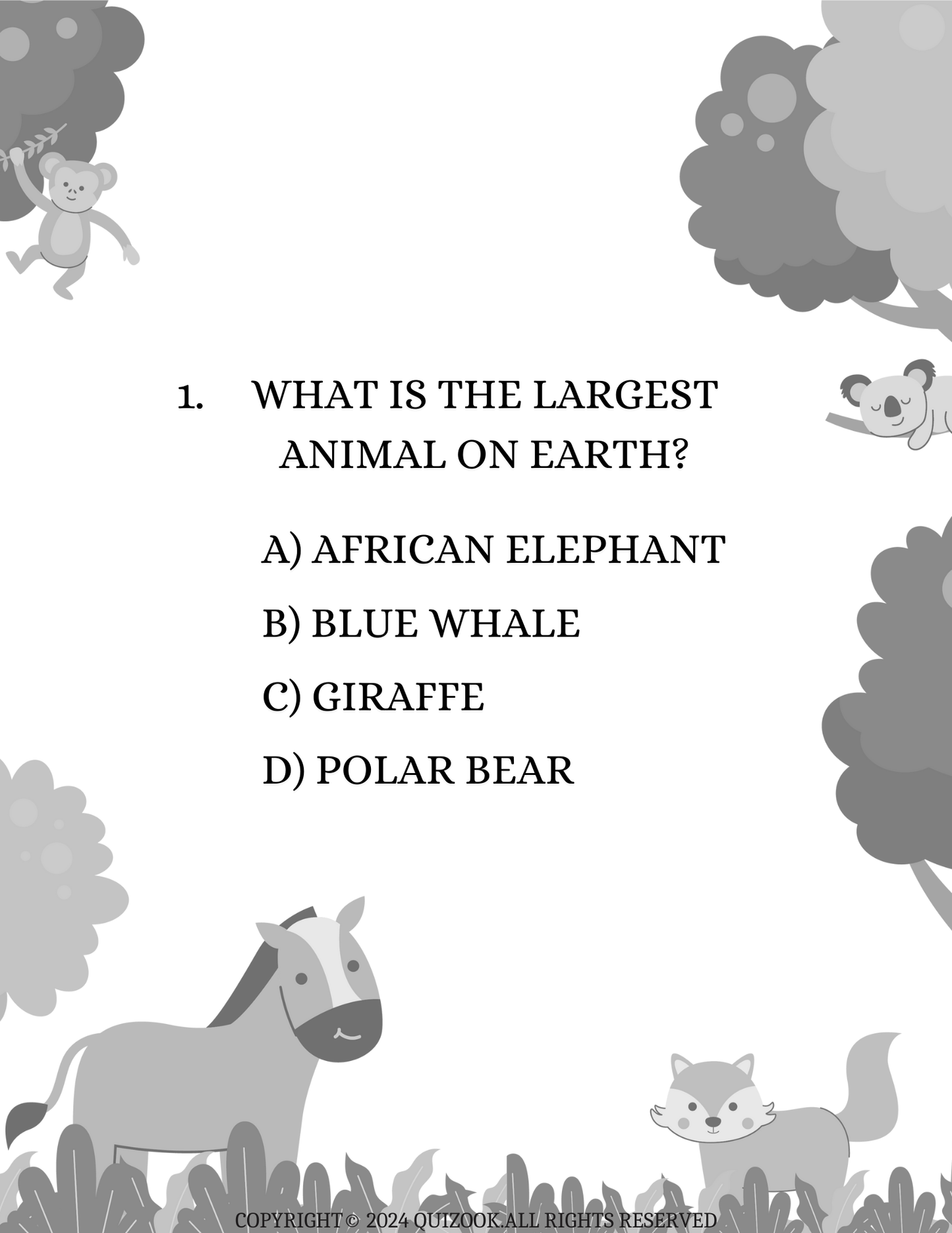 Animal Quiz Mania: 30 Fun and Fascinating Questions & Answers