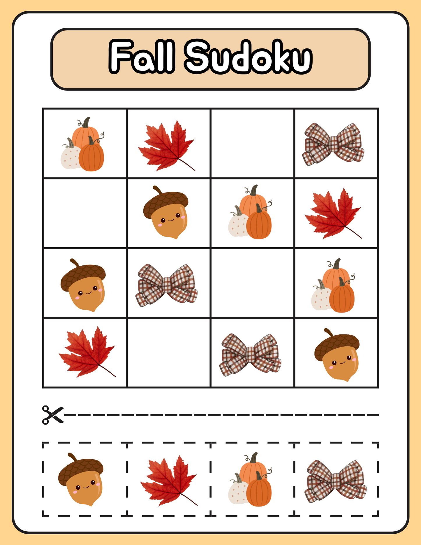 Fun & Easy Printable Sudoku for Kids | Brain-Boosting Puzzles