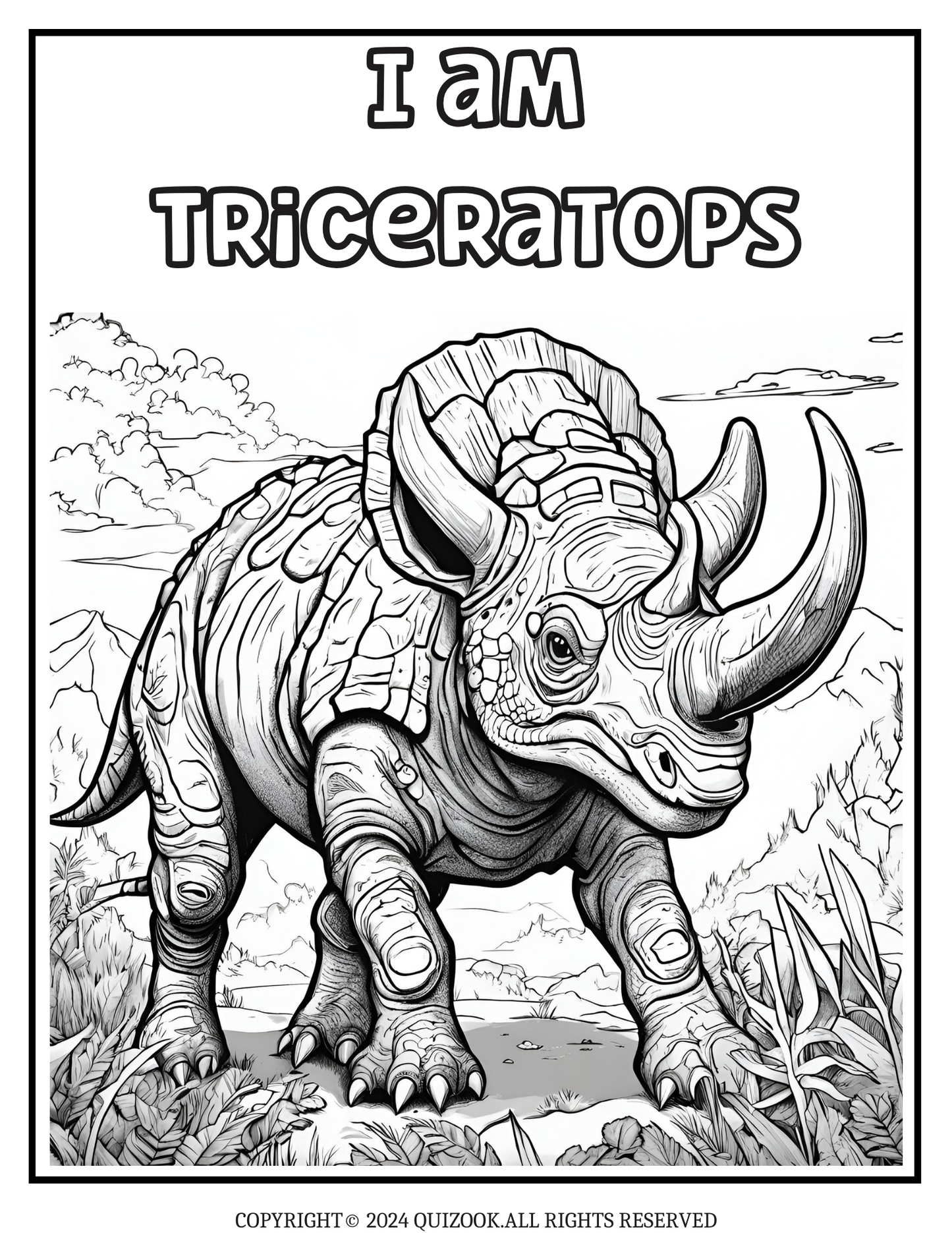 Dinosaurs Galore: 31 Fun and Fierce Coloring Pages