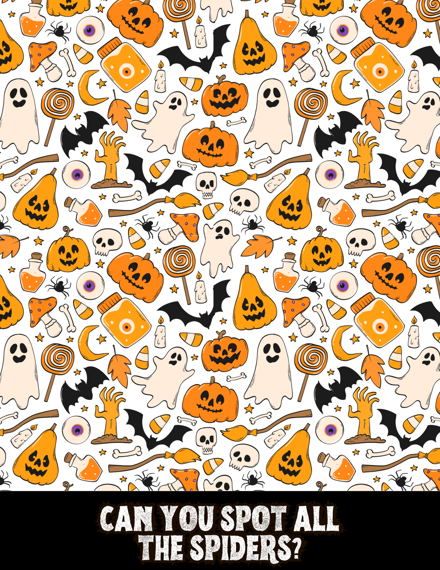 Spot the Hidden Images: Trick or Treat!