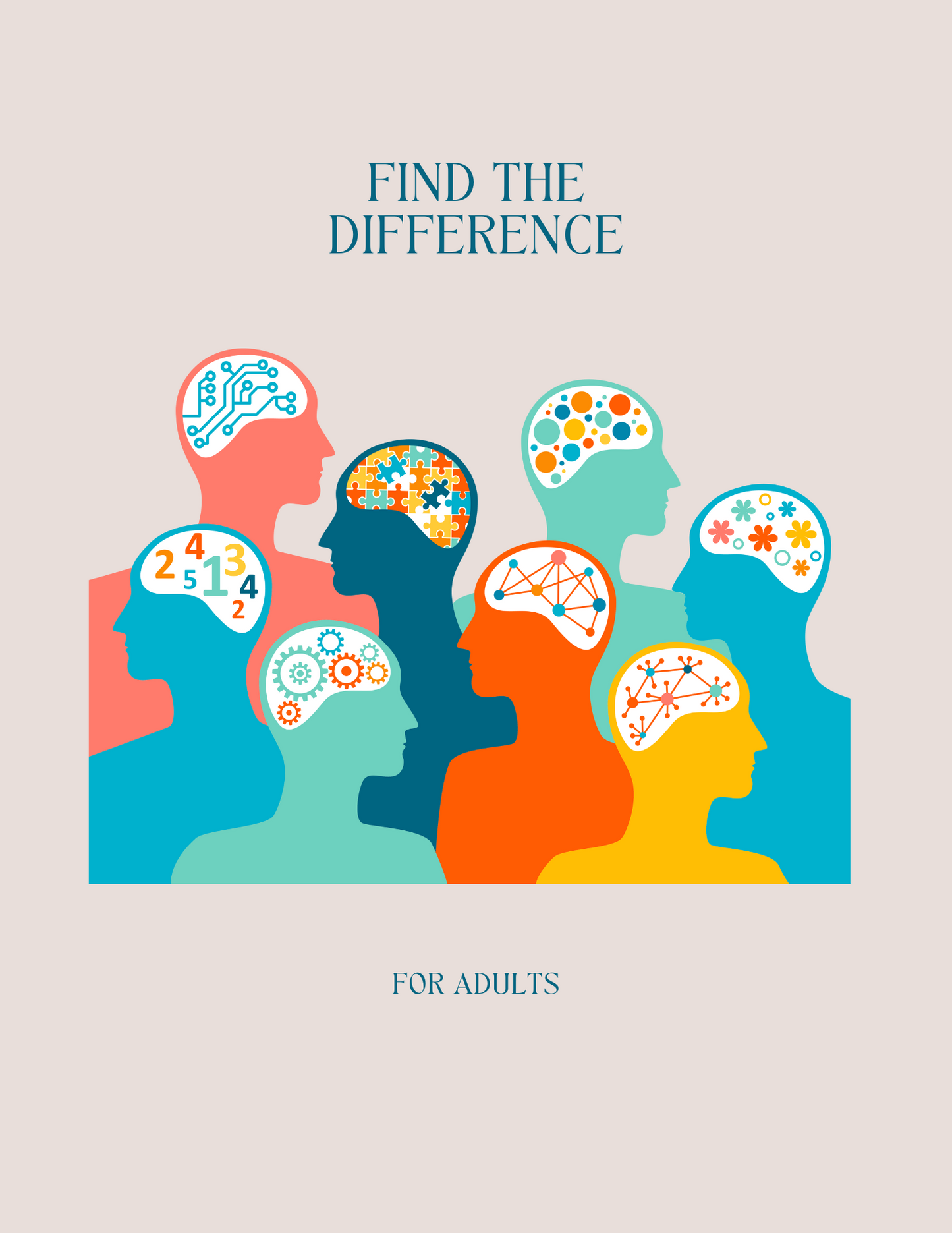 Printable Find the Difference for Adults – Engaging Puzzles