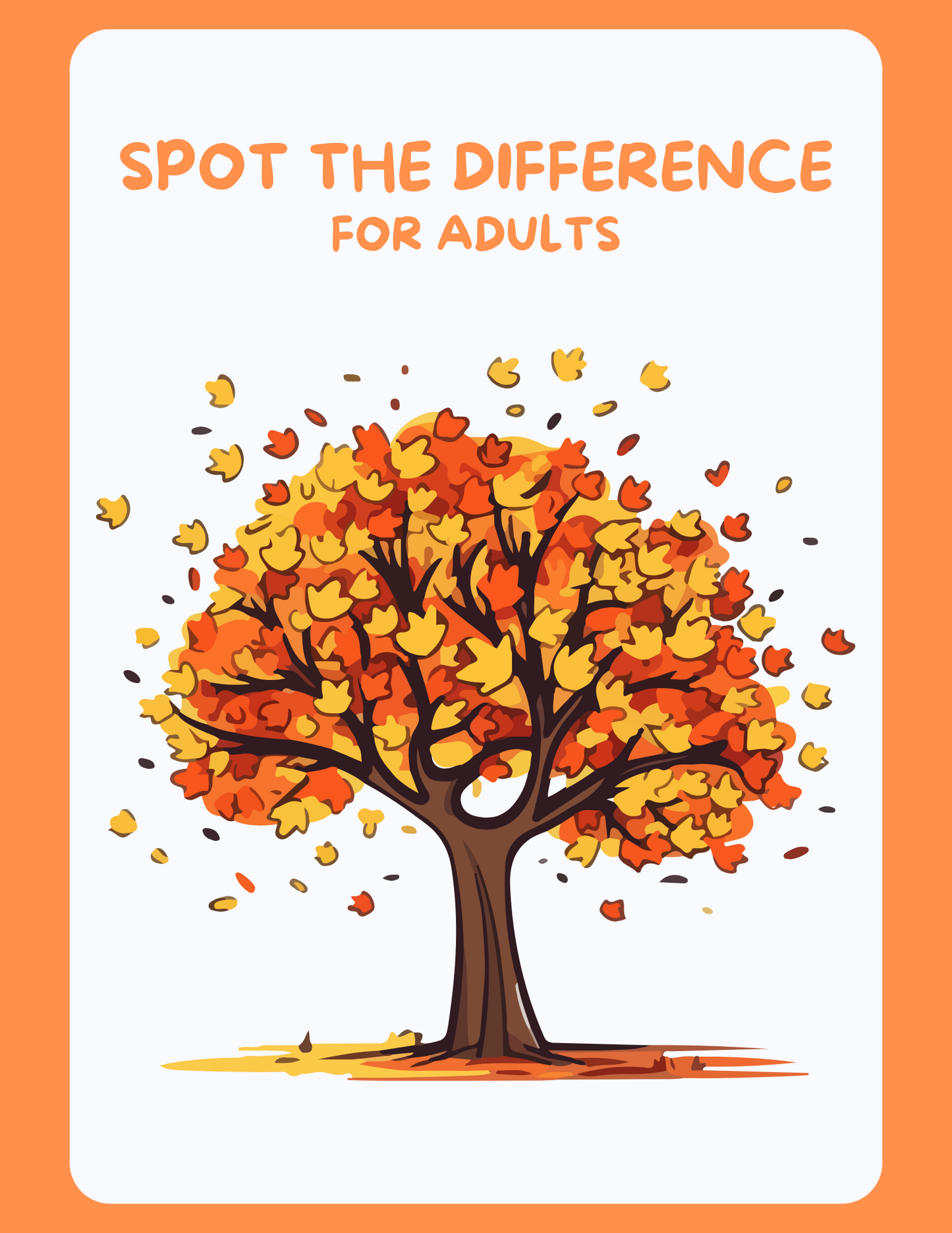 Fall Spot the Difference – Free Printable Puzzles