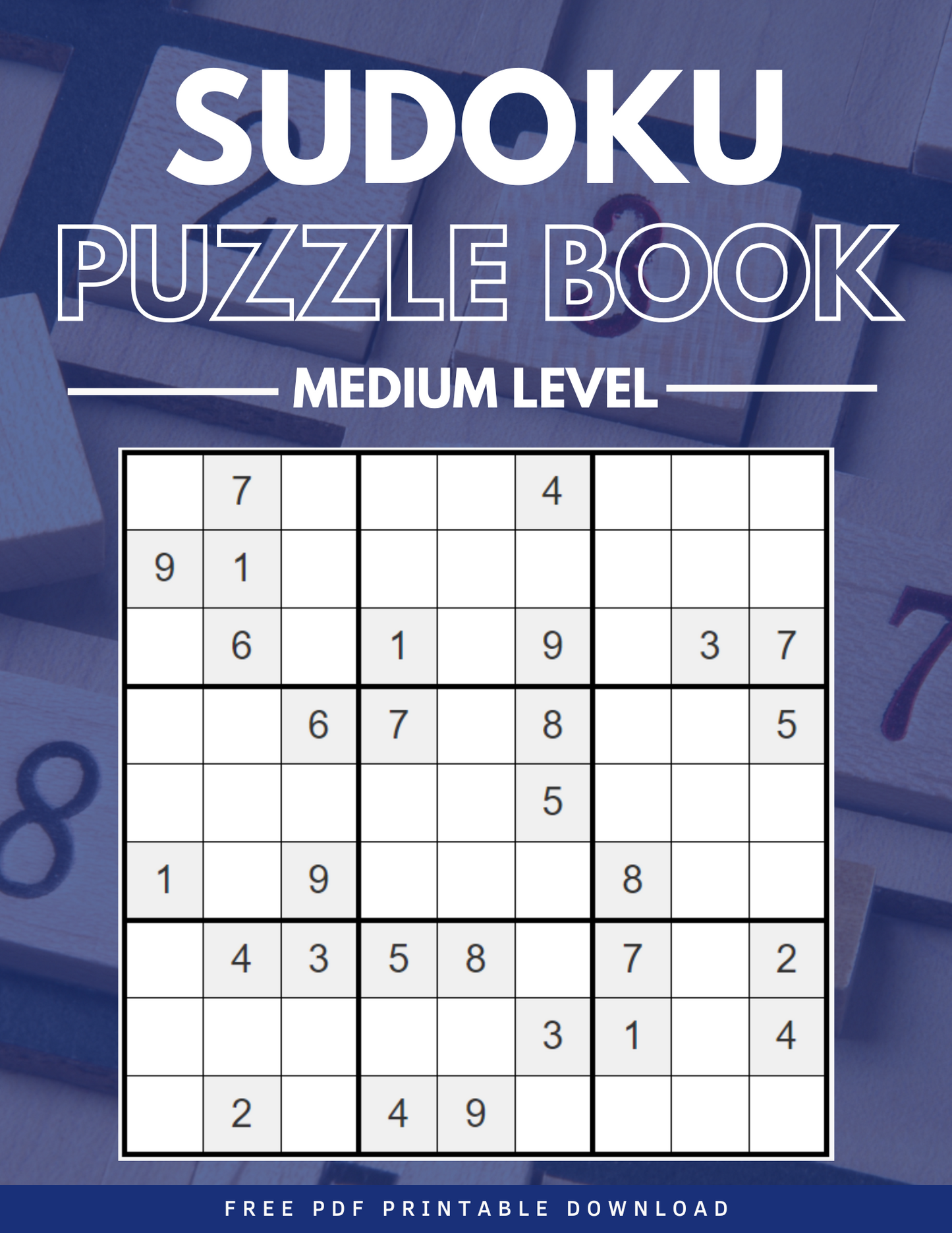 Free Medium Level Sudoku Printable PDF – Fun & Challenging Puzzles to Download