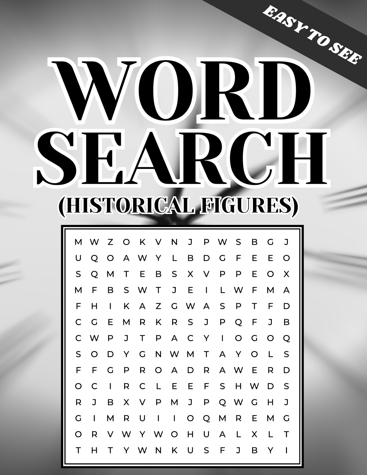 Free Printable Historical Figures Word Search Puzzle