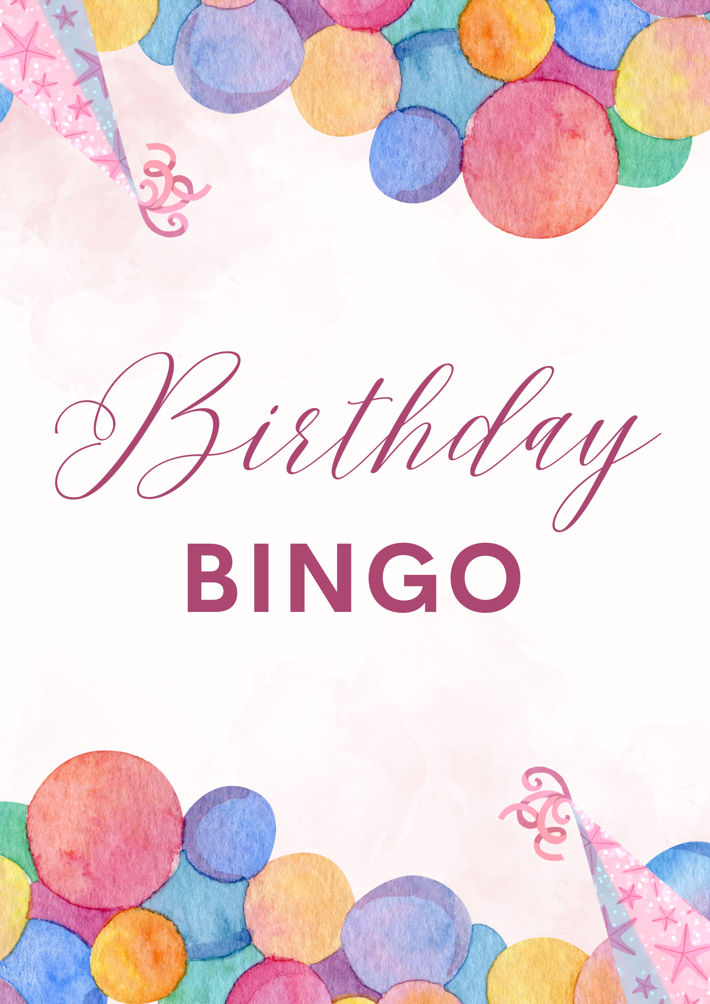 Birthday Bingo