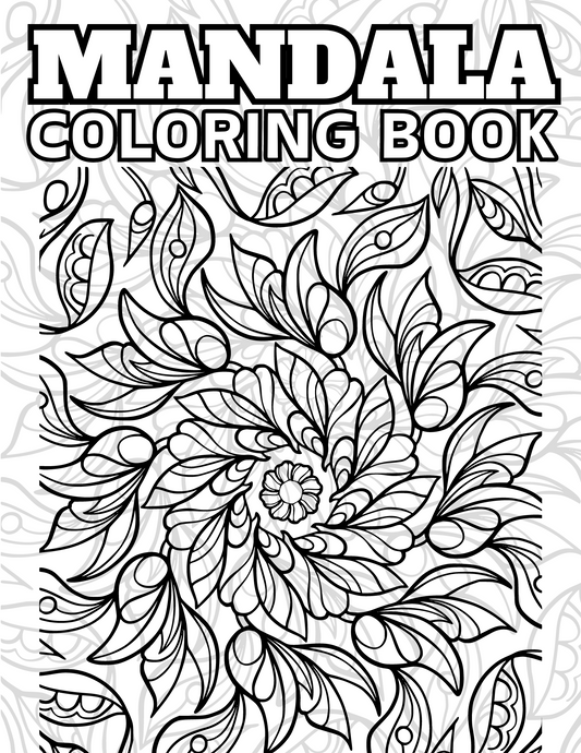 Printable Mandala Coloring Book with Inspirational Quotes