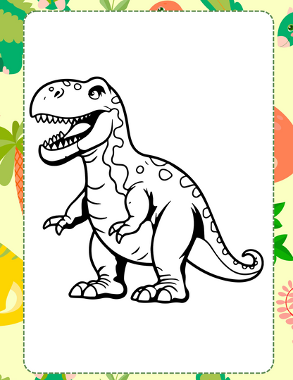 Free Printable Dinosaur Coloring Pages for Kids