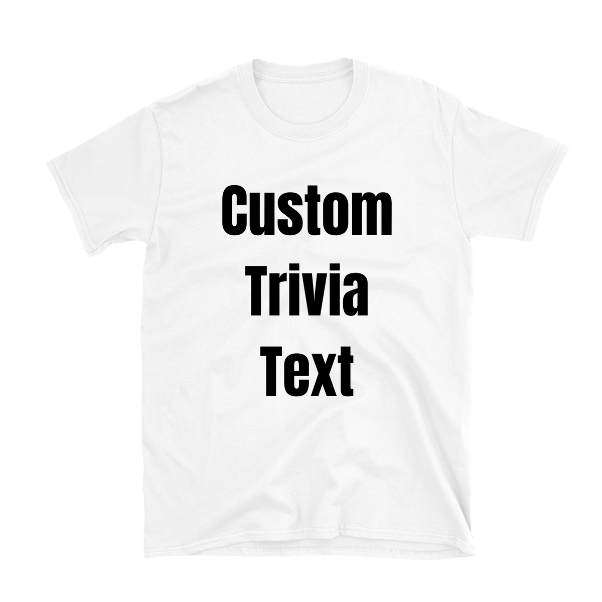 Trivia Shirts Custom Trivia T-Shirt – Quizook
